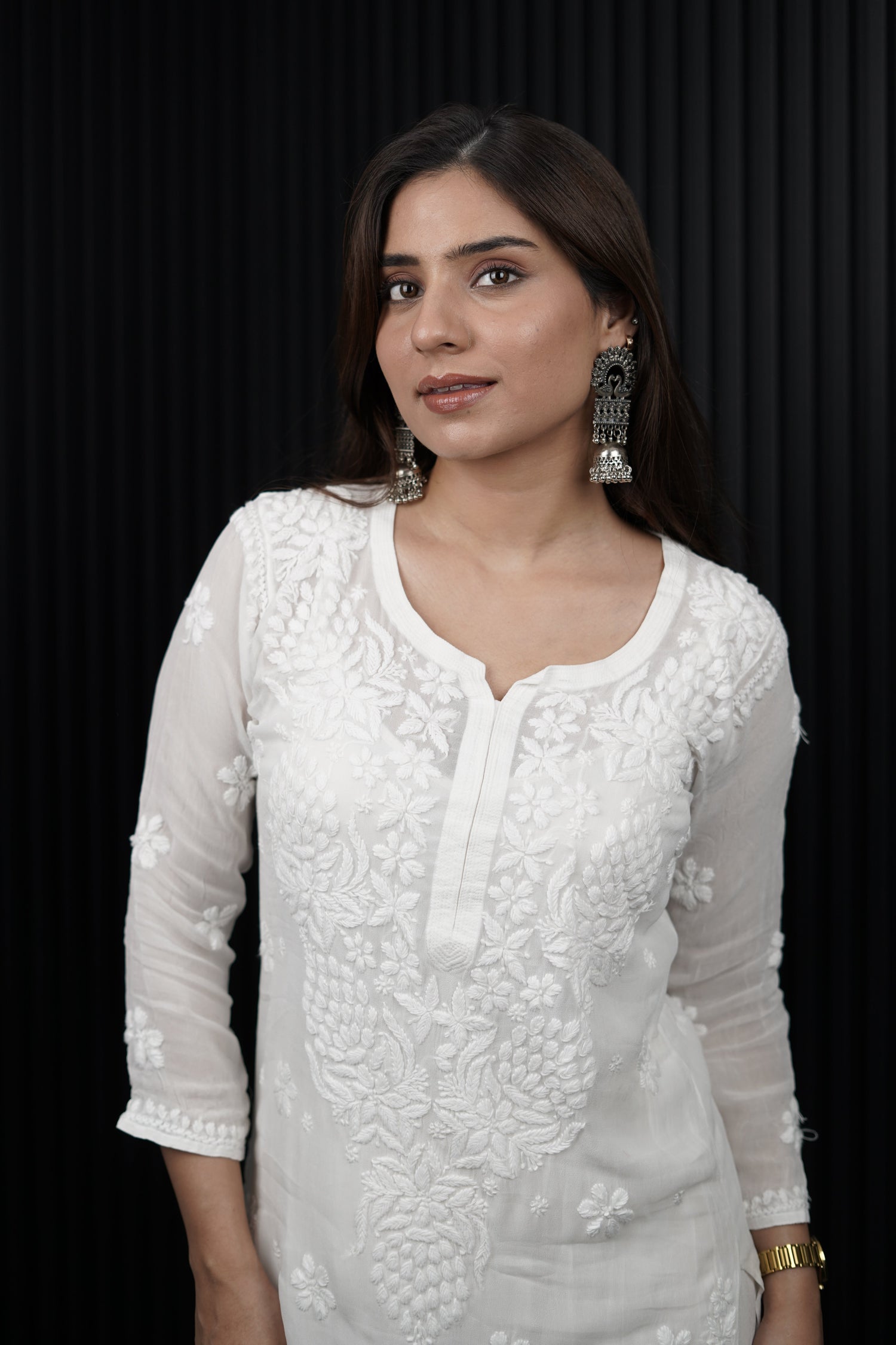 Muslin Boota Kurti